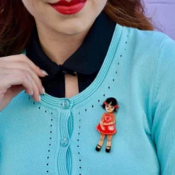 Bendy Wendy Doll Brooch