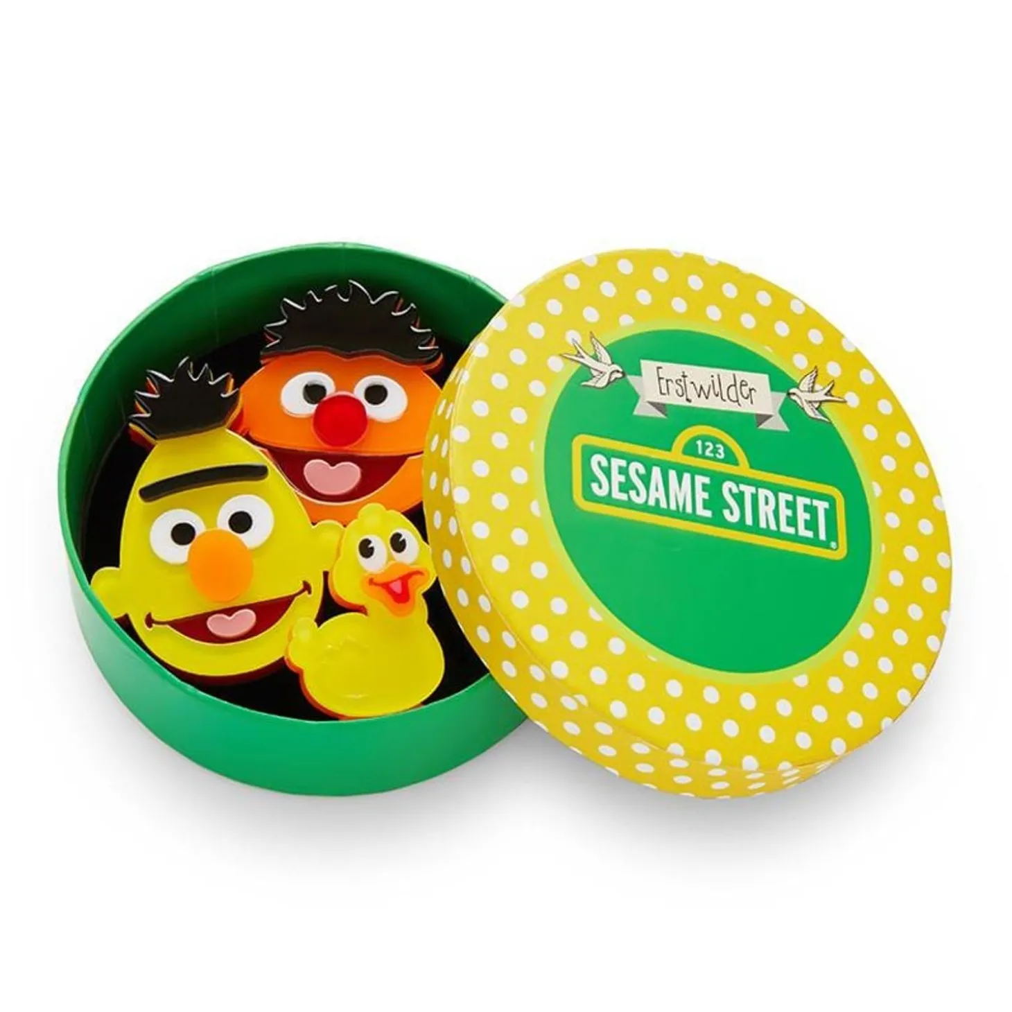 Bert & Ernie Brooch