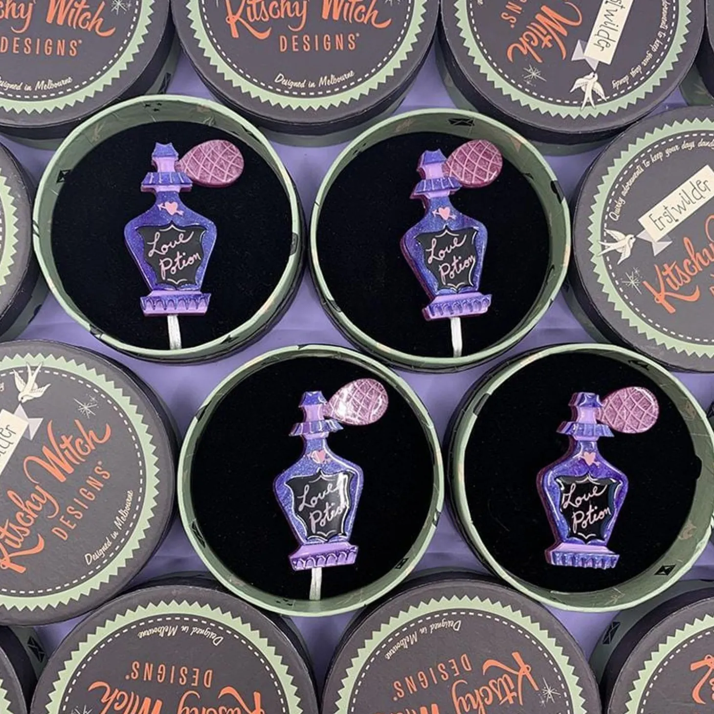 Bewitching Brew Brooch