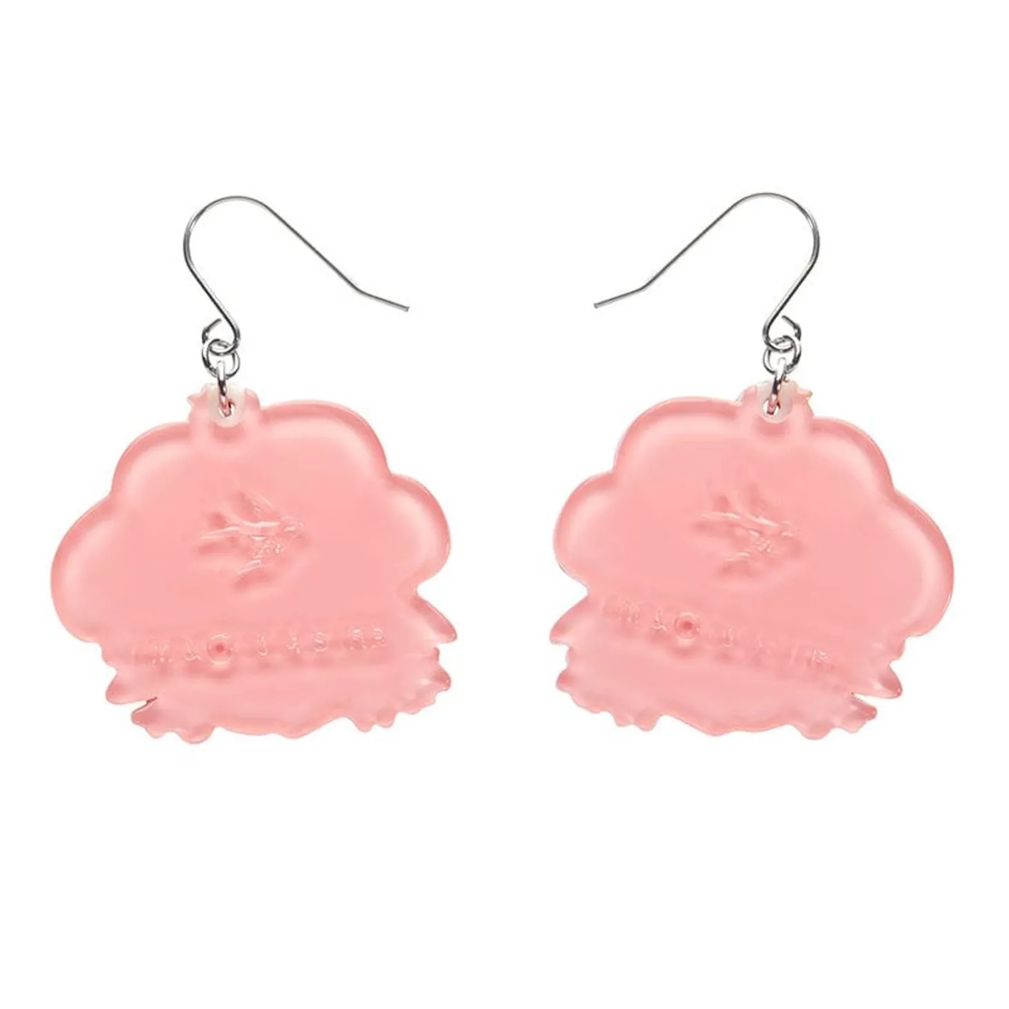 Big Adorable Strawberry Smile Drop Earrings