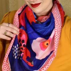 Bird Flock Square Scarf