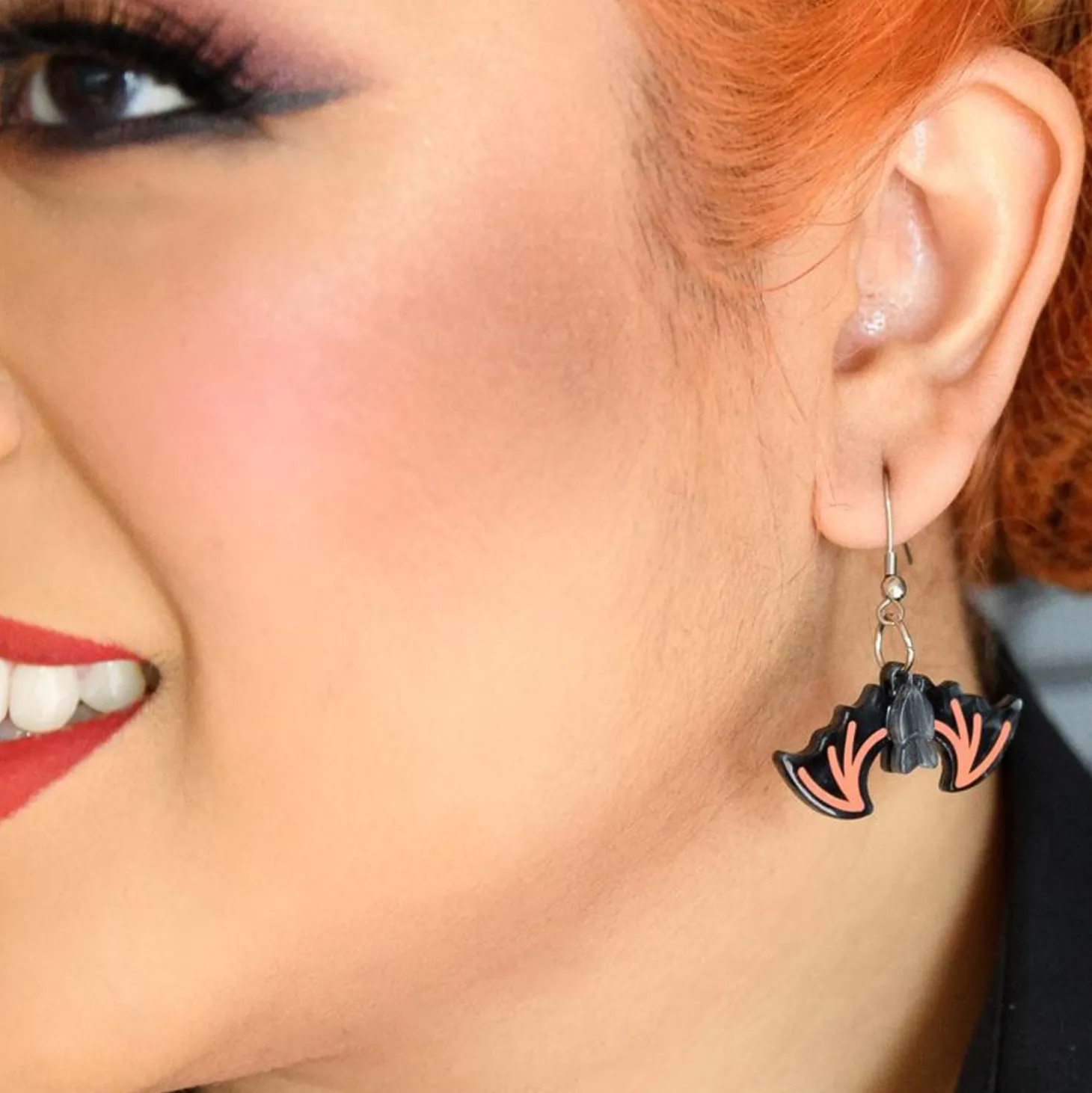 Bite Night Bat Earrings