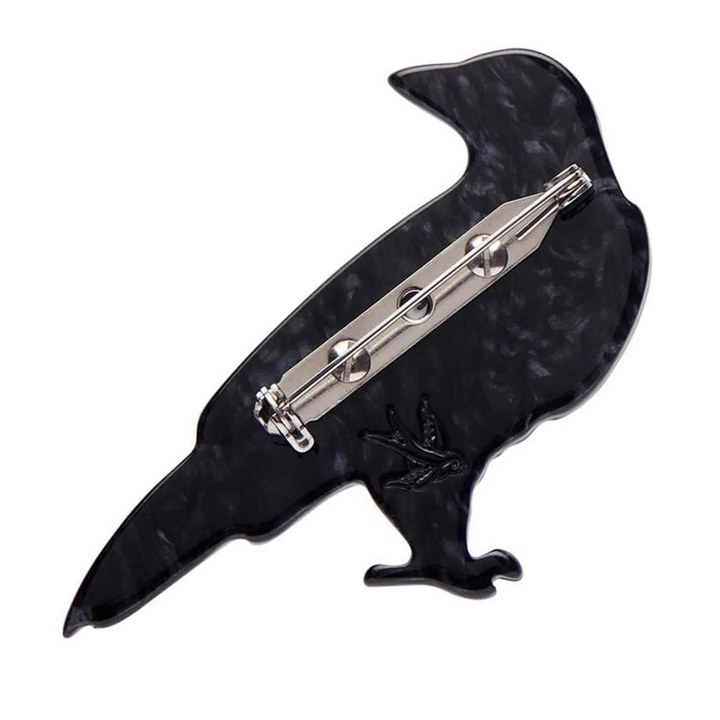 Black As Night Brooch
