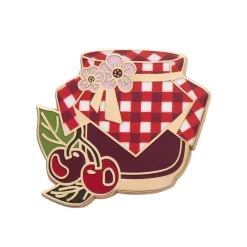 Black Cherry Bounce Enamel Pin