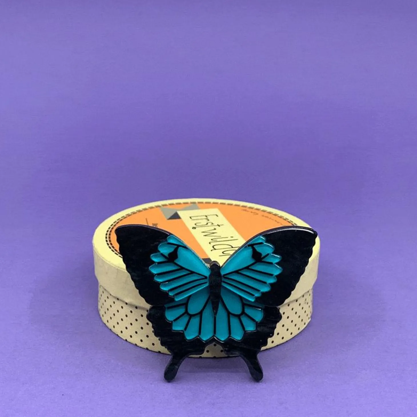 Blue Emperor Brooch