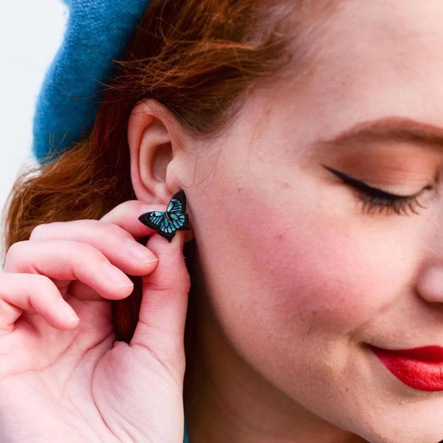 Blue Emperor Earrings