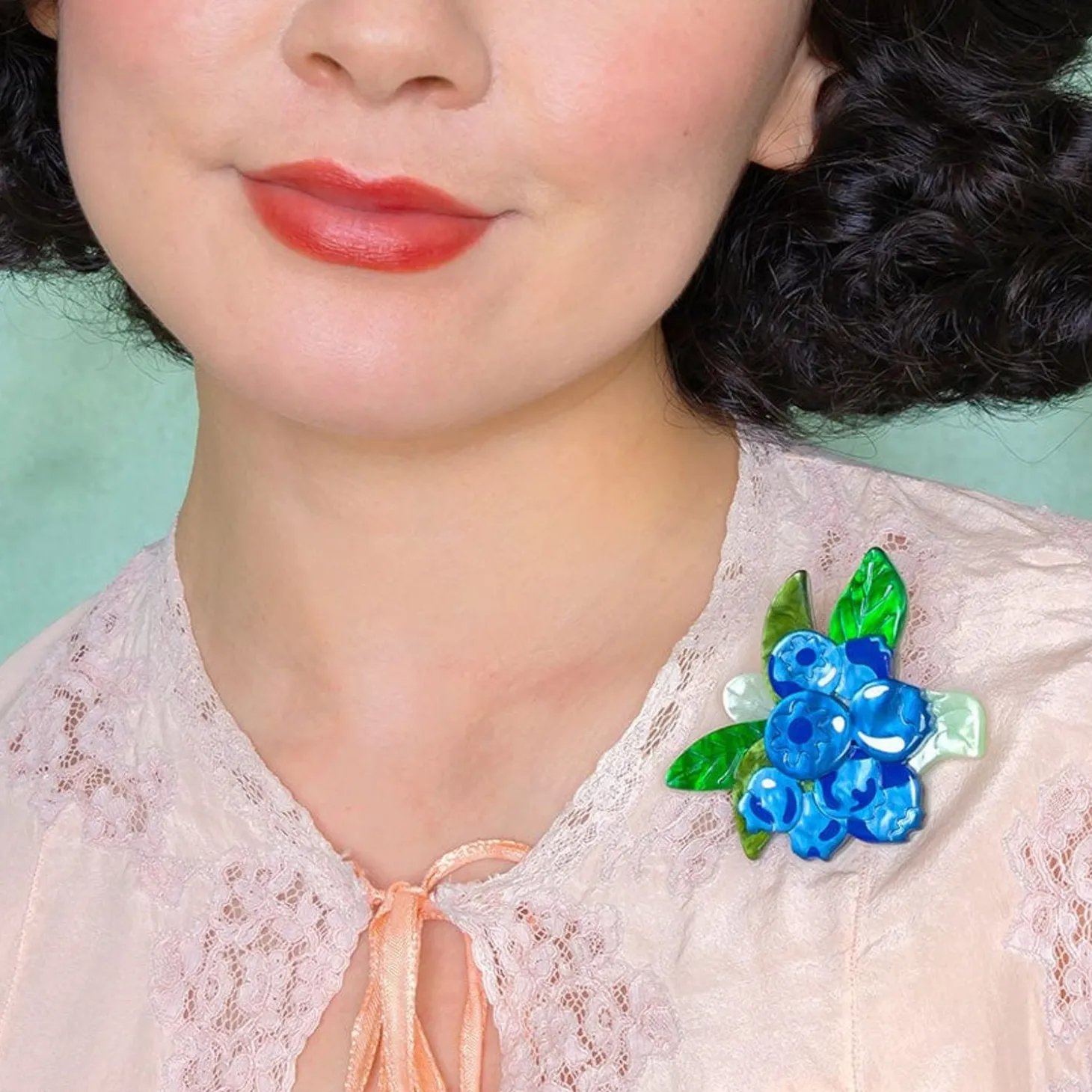 Blueberry Hill Brooch