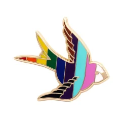 Bluebird Of Happiness For All Enamel Pin