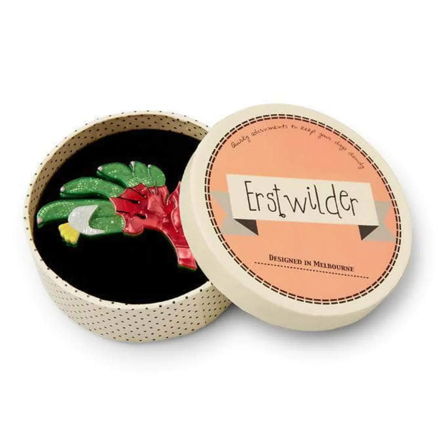 Bouncing Botannical Flower Brooch