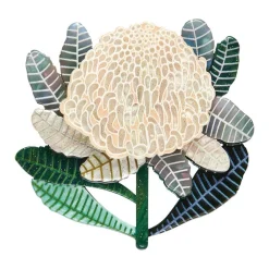 Bridal Gown Botanical Brooch
