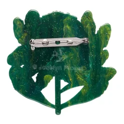 Bridal Gown Botanical Brooch