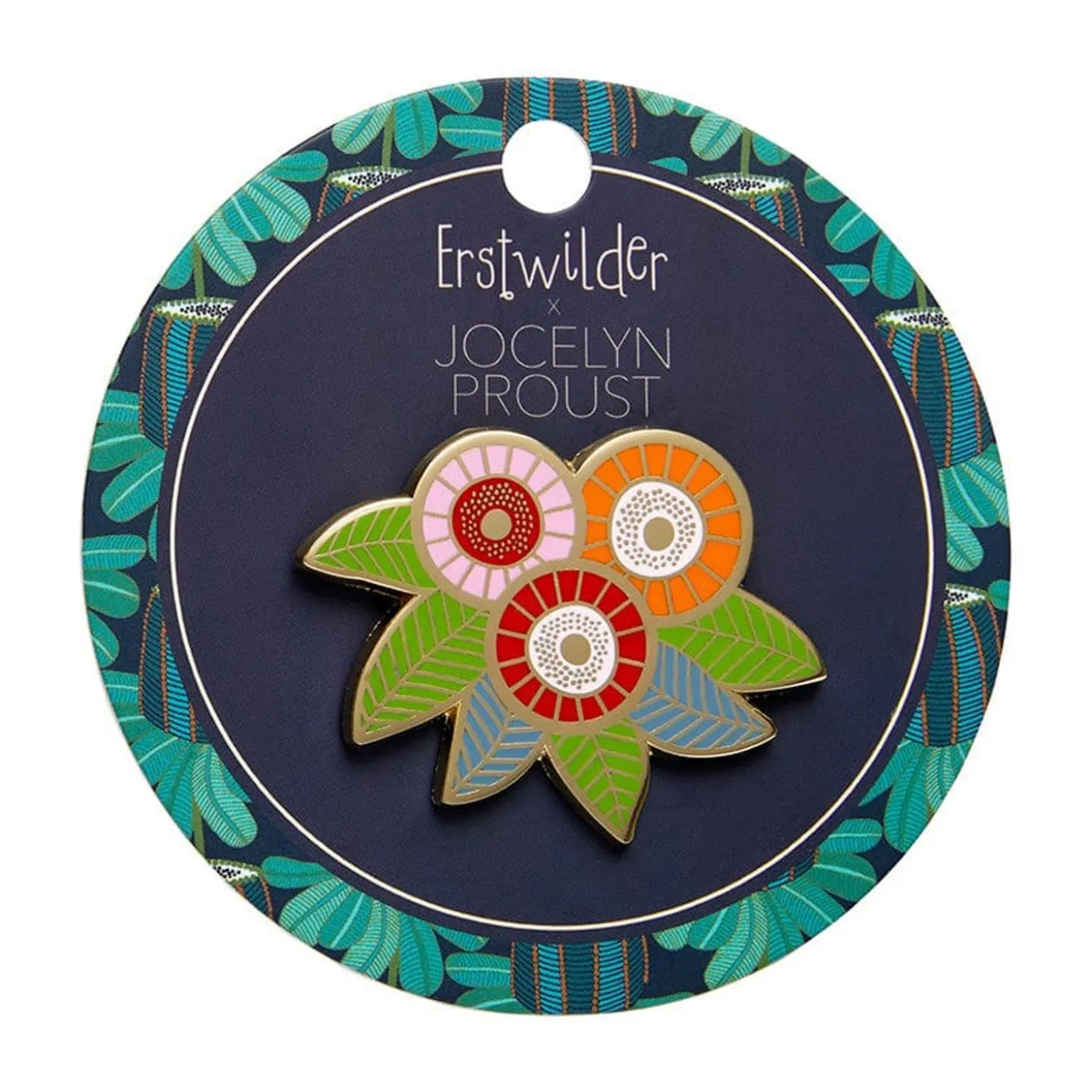 Brilliant Blossoms Flowering Gum Enamel Pin