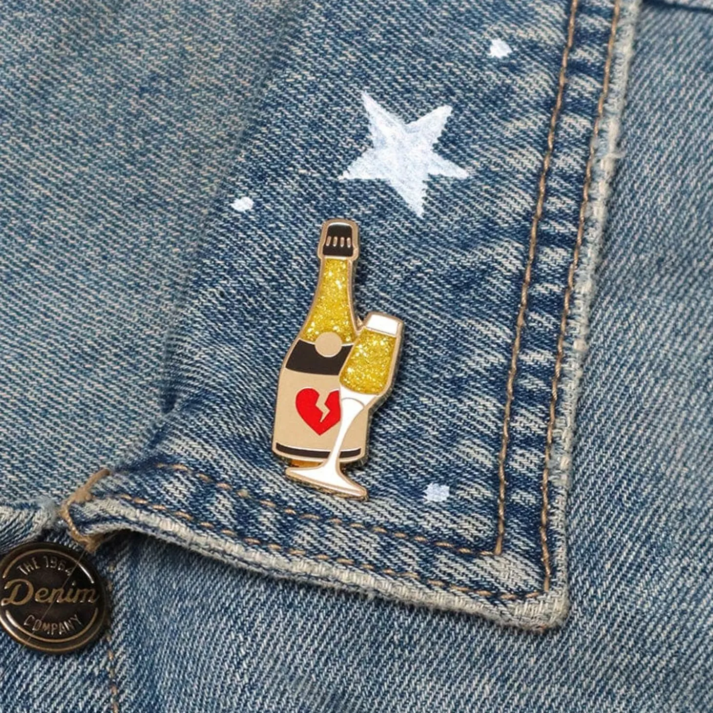 Bubble Trouble Enamel Pin