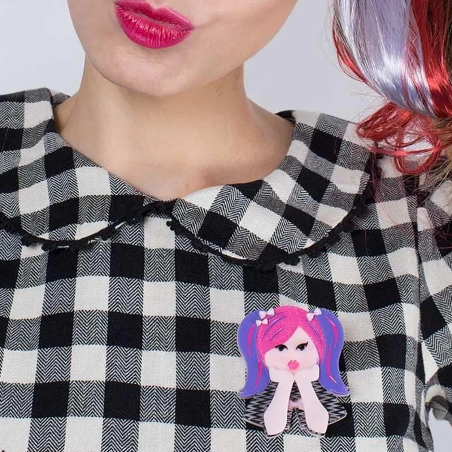 Bubblegum Pop Princess Brooch