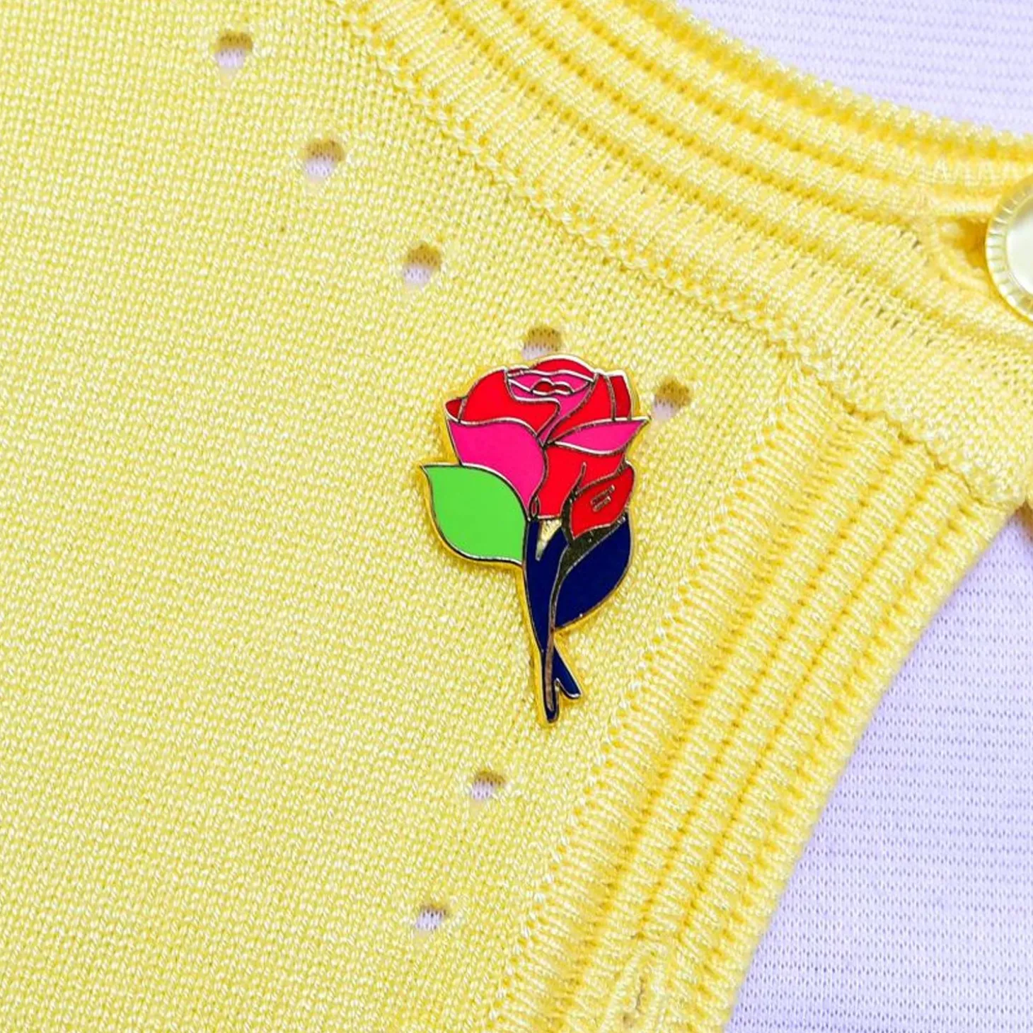 Budding Romance Enamel Pin