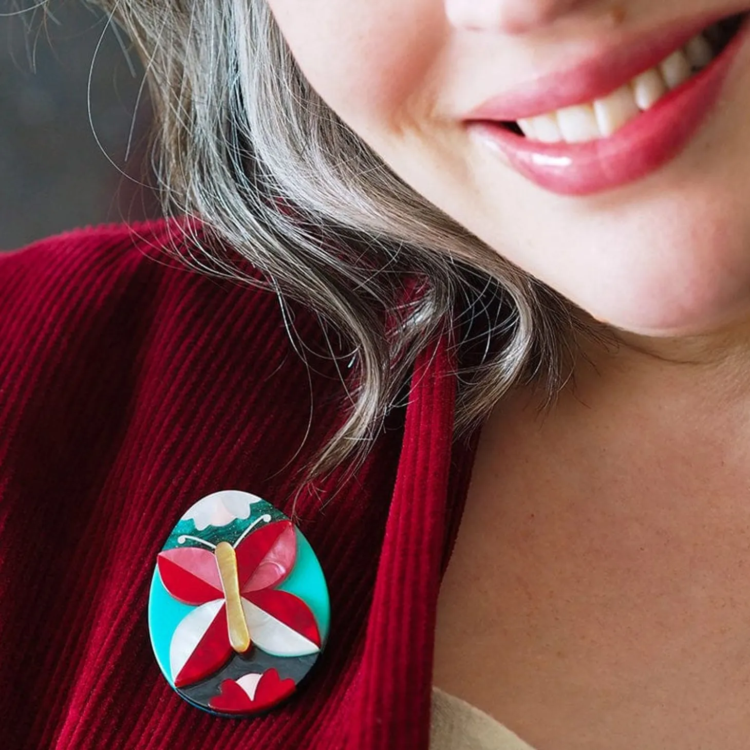 Butterfly Of Rebirth Brooch