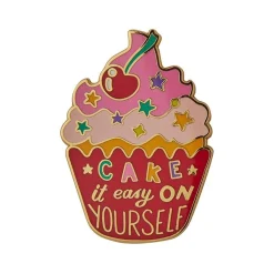 Cake It Easy On Yourself Enamel Pin