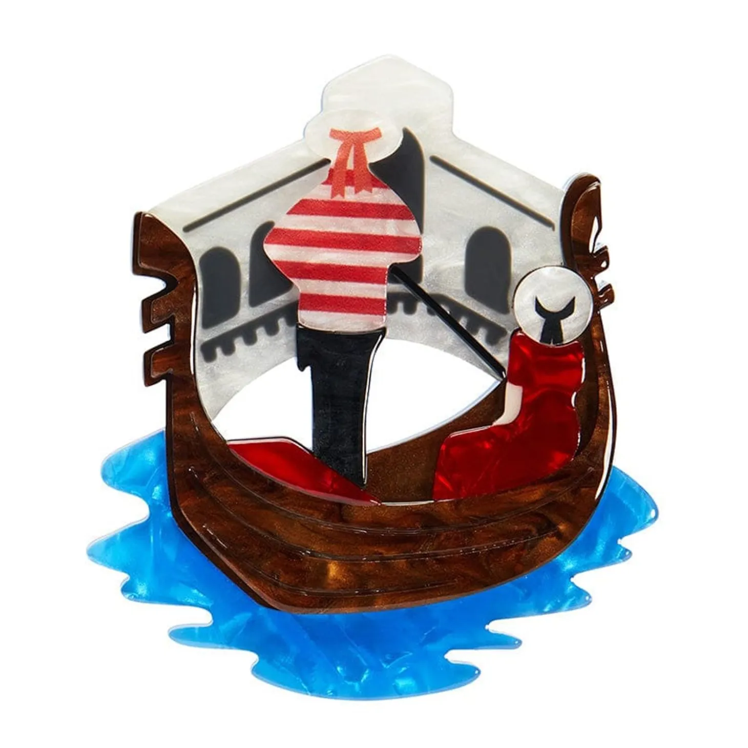 Canals Of Venice Brooch