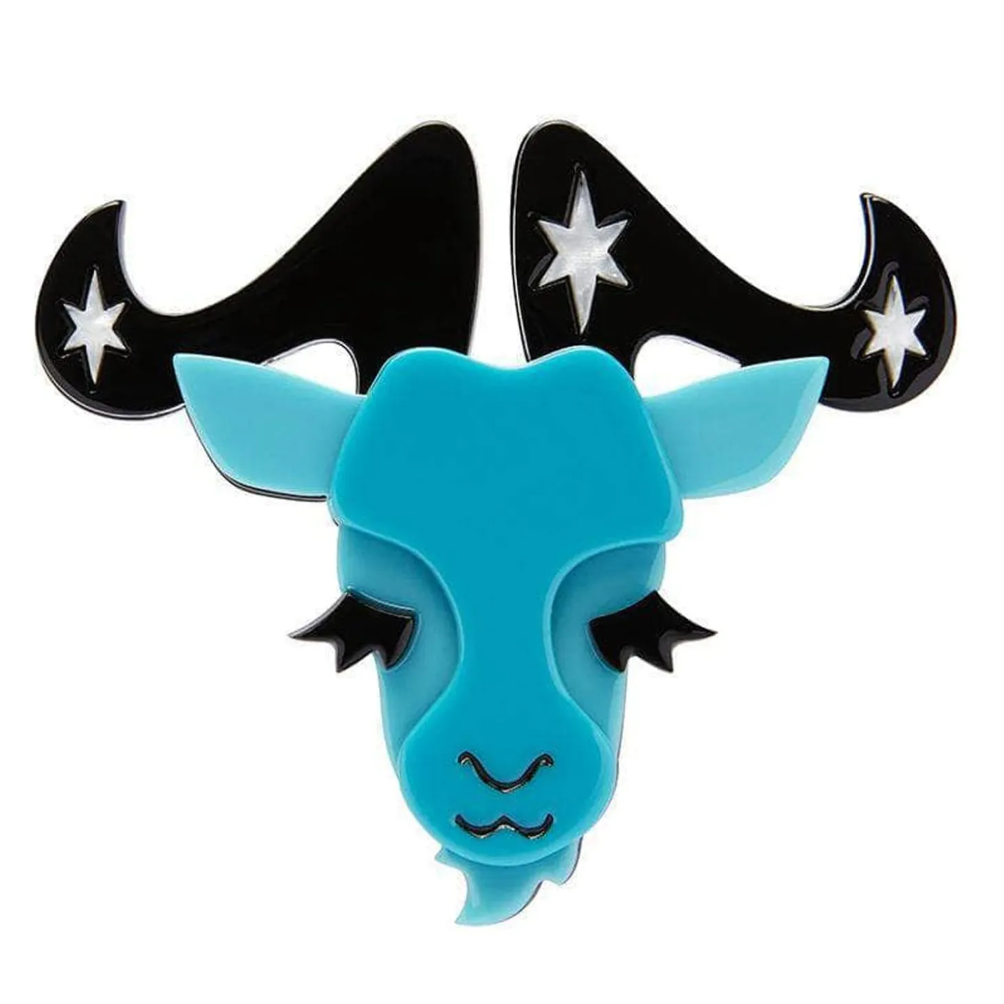 Capricorn The Controlled Brooch