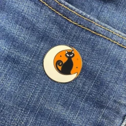 Cara The Halloween Kitty Enamel Pin