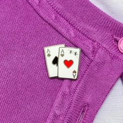 Card Trick Enamel Pin