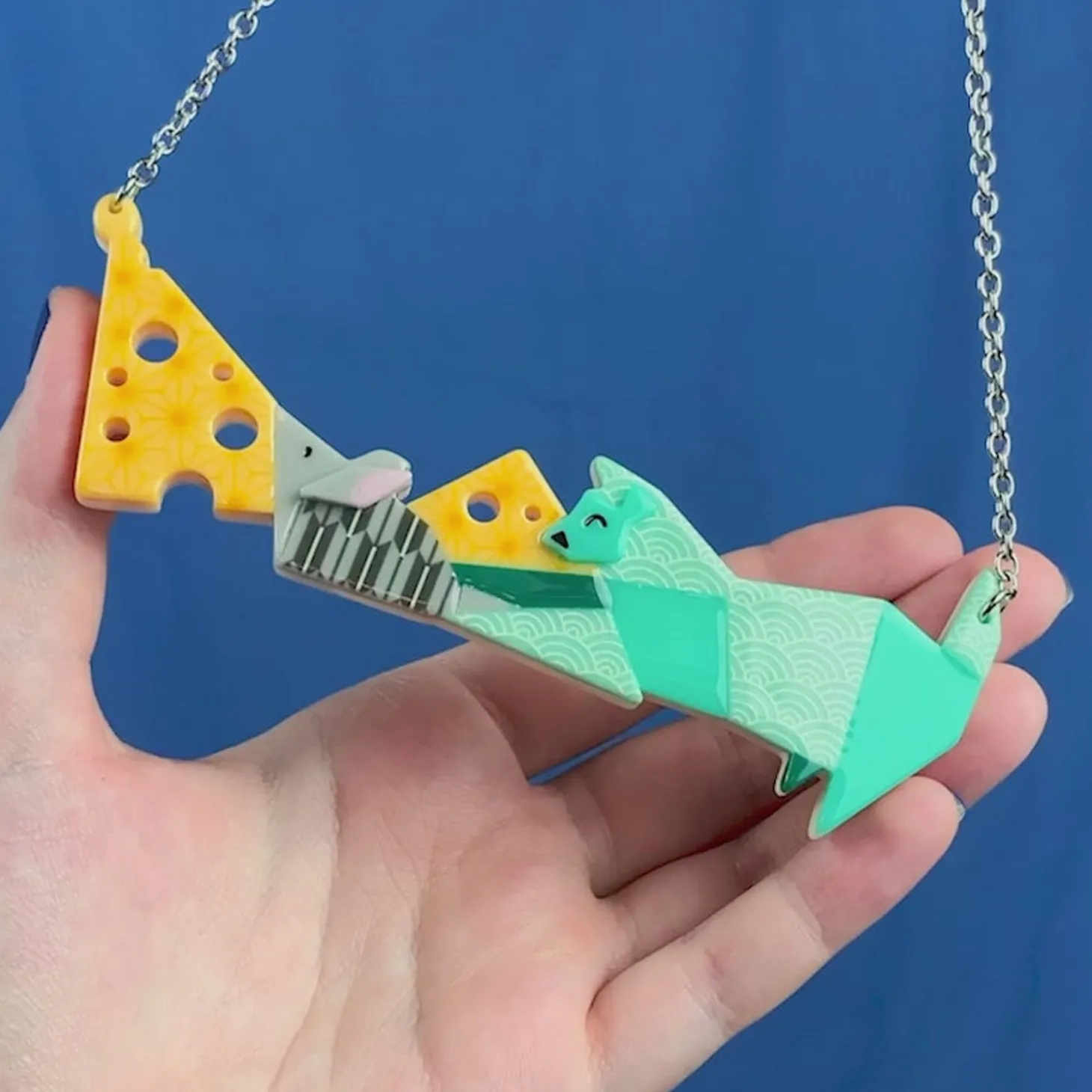 Cat And Mouse Necklace