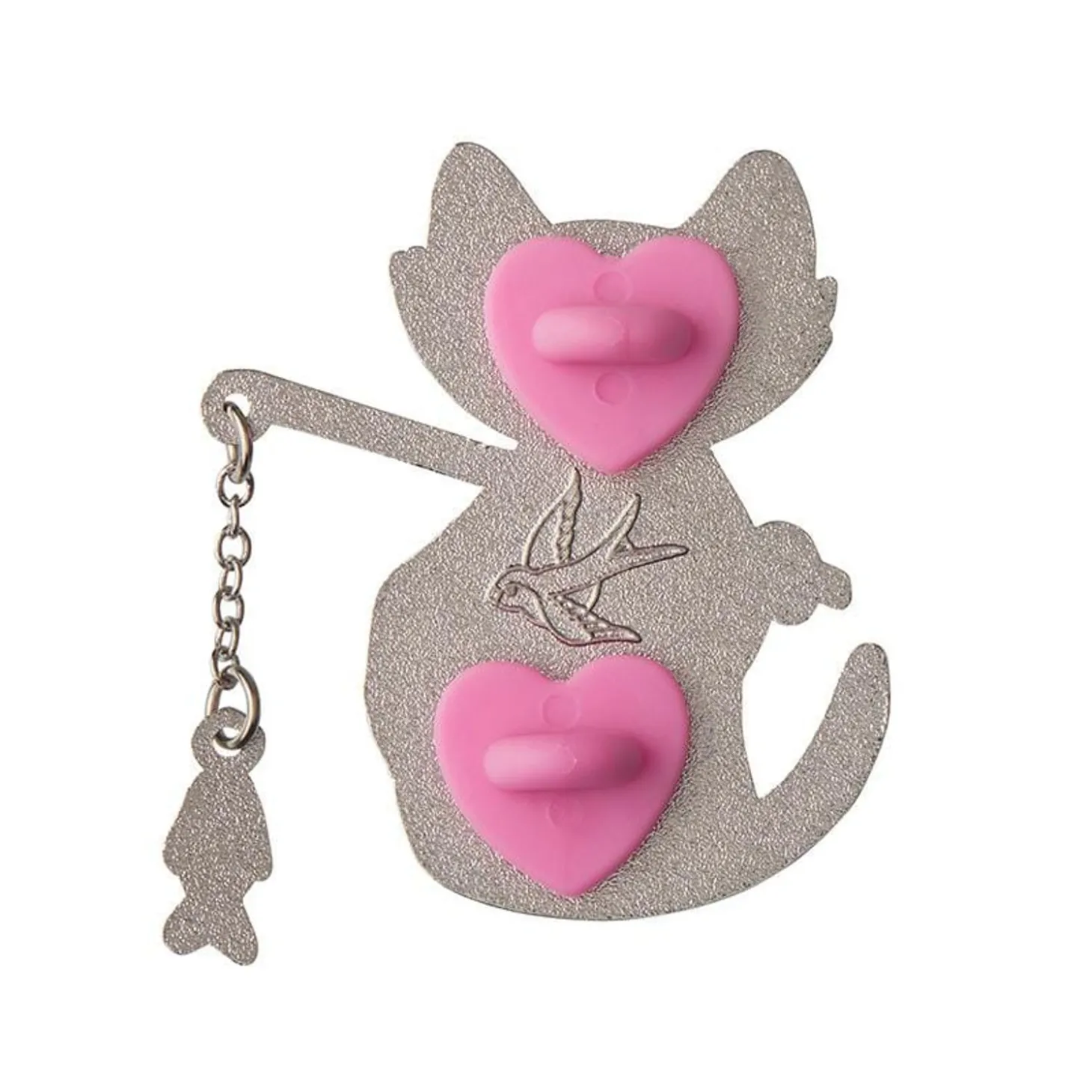 Cat Got Your Tongue Enamel Pin