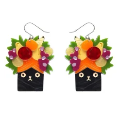 Catmen Miranda Drop Earrings
