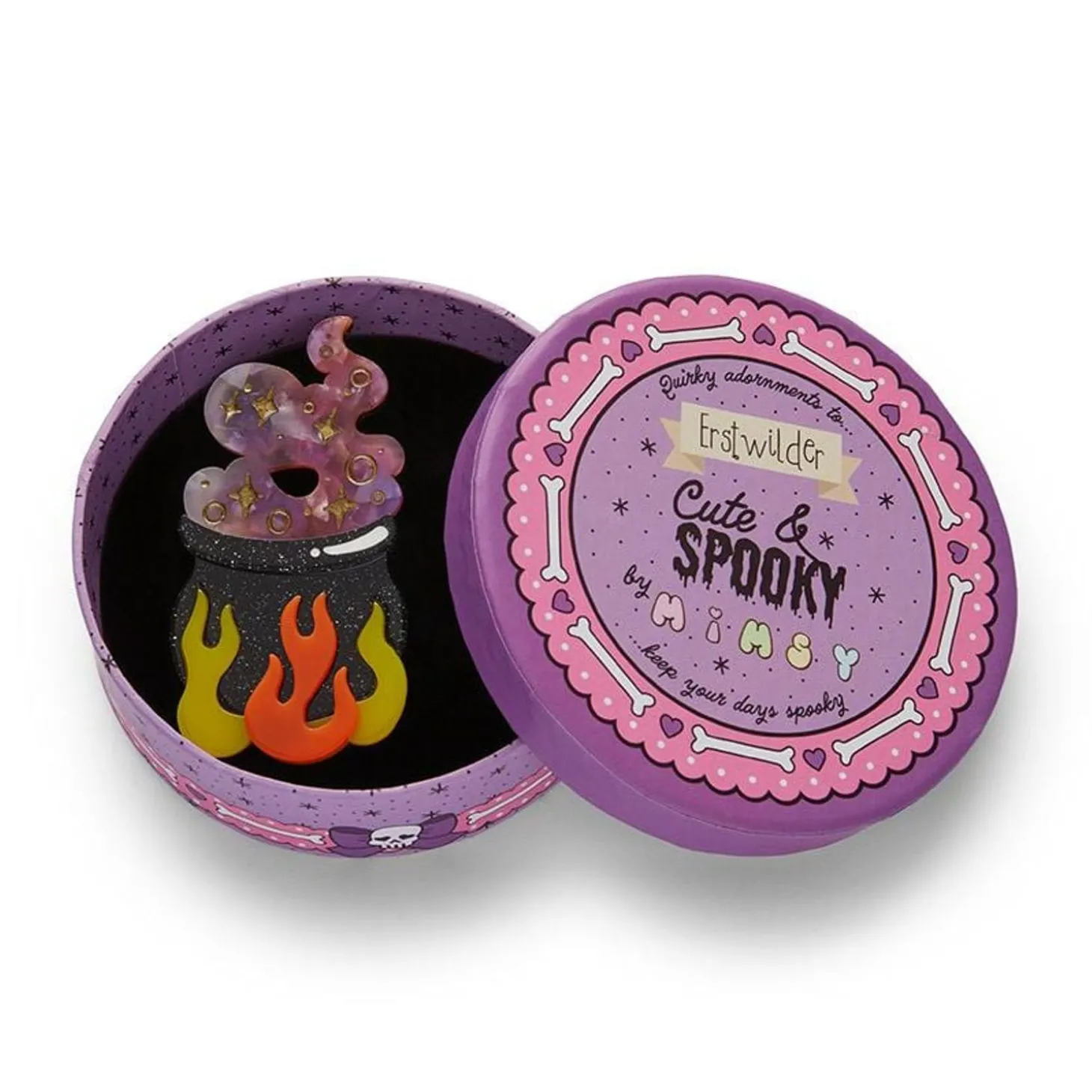 Cauldron Chitter Chatter Brooch