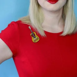 Celebrated Six String Brooch