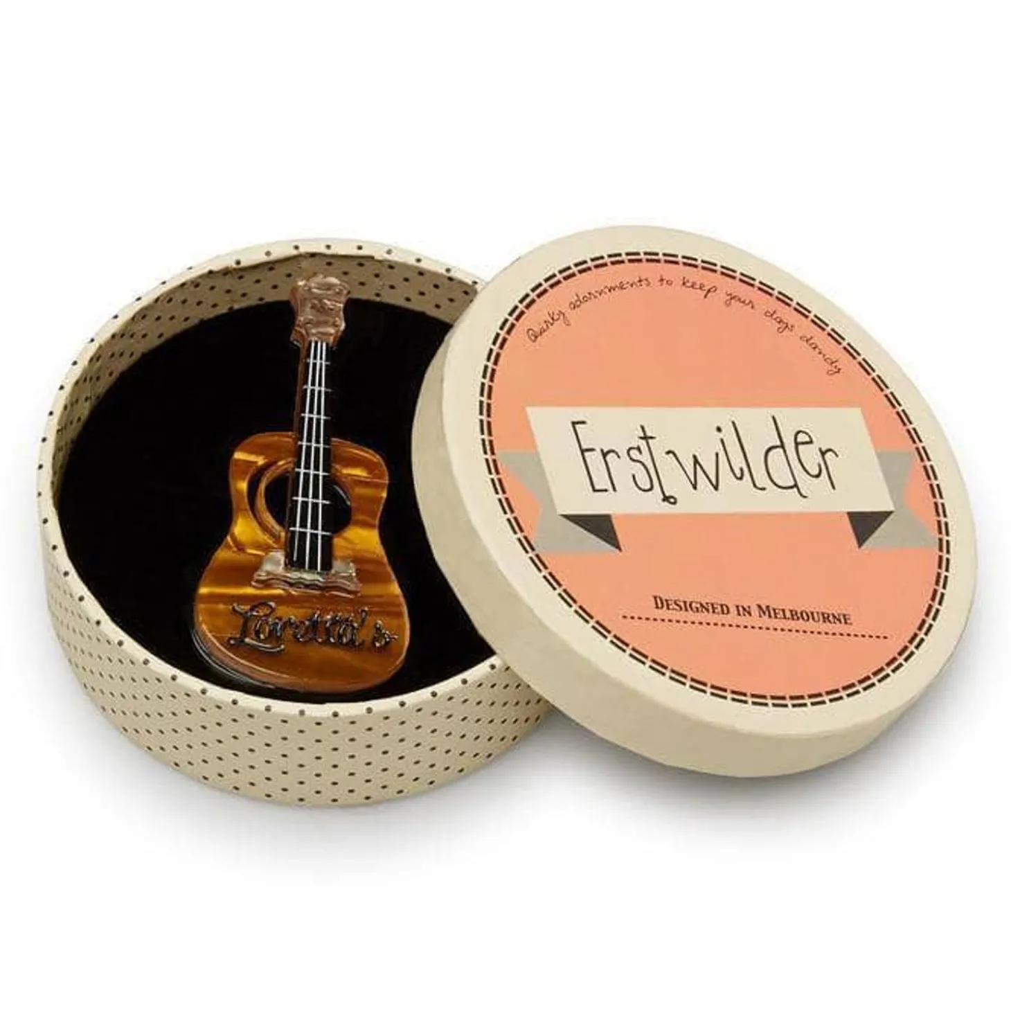 Celebrated Six String Brooch