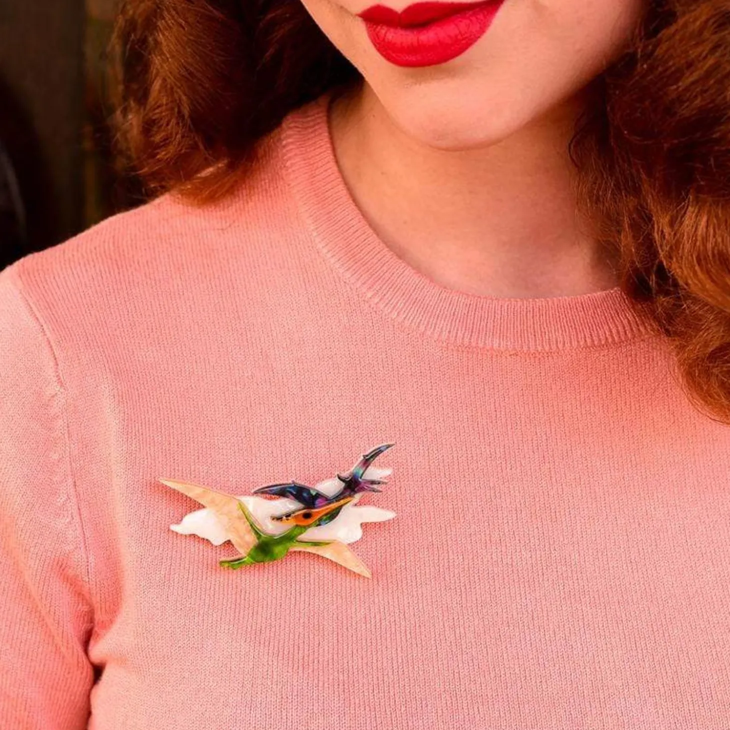 Celine The Pterodactyl Brooch