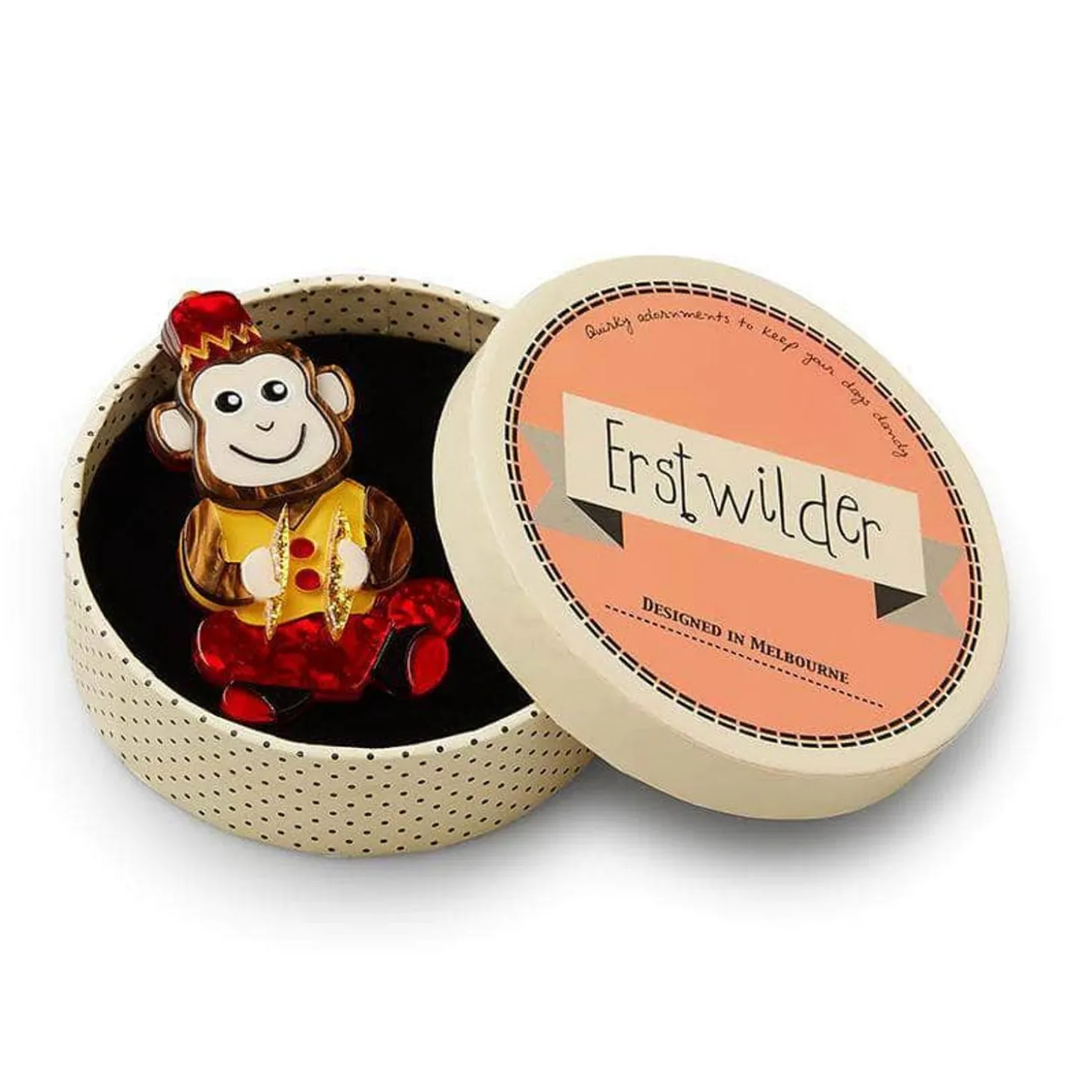Charley Chimp Brooch