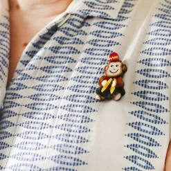 Charley Chimp Mini Brooch