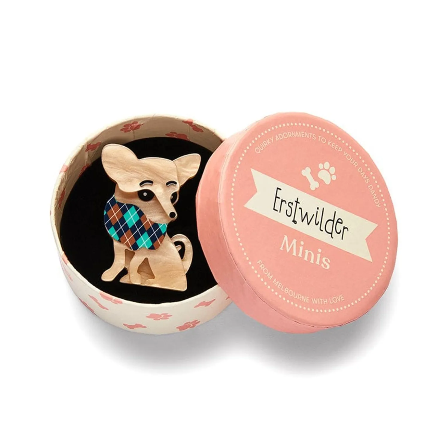 Chi Chi Chihuahua Mini Brooch