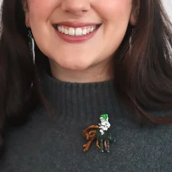Christmas Beetle Brooch