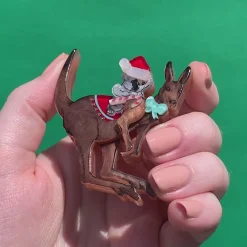 Christmas Bounce Brooch