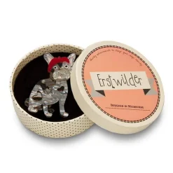 Claude The Chic Dog Brooch
