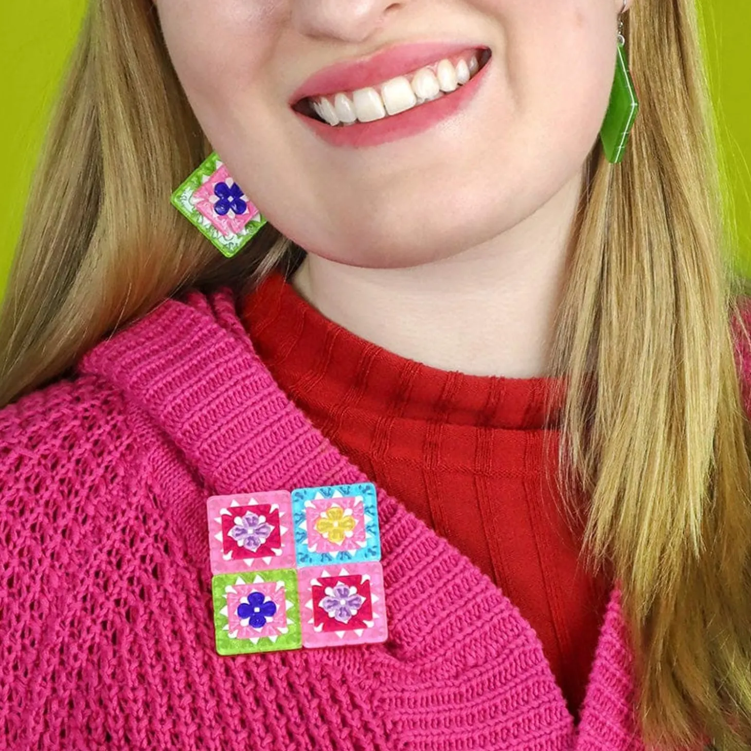 Closed Stitch Collection Brooch
