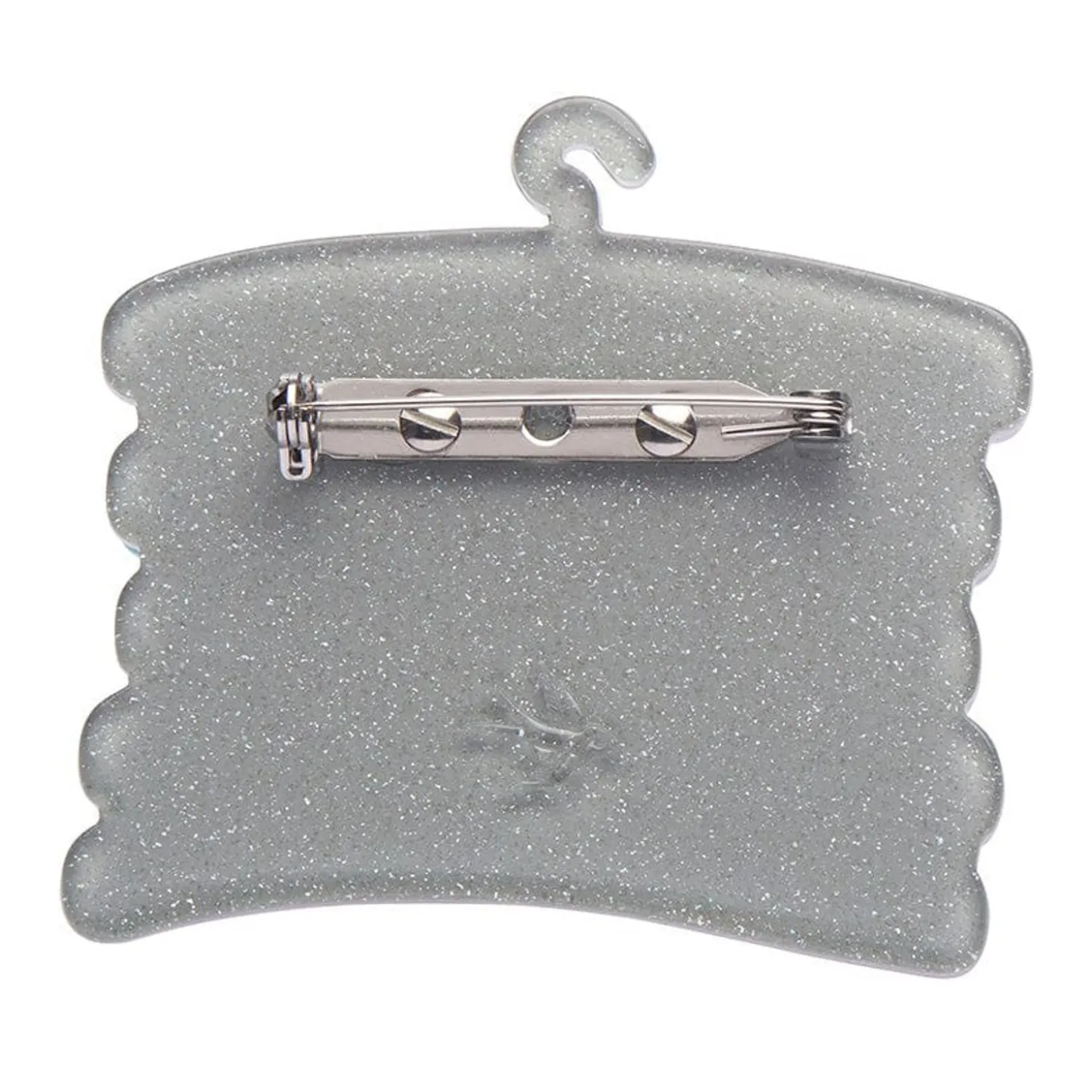Clothes Hanger Set Brooch