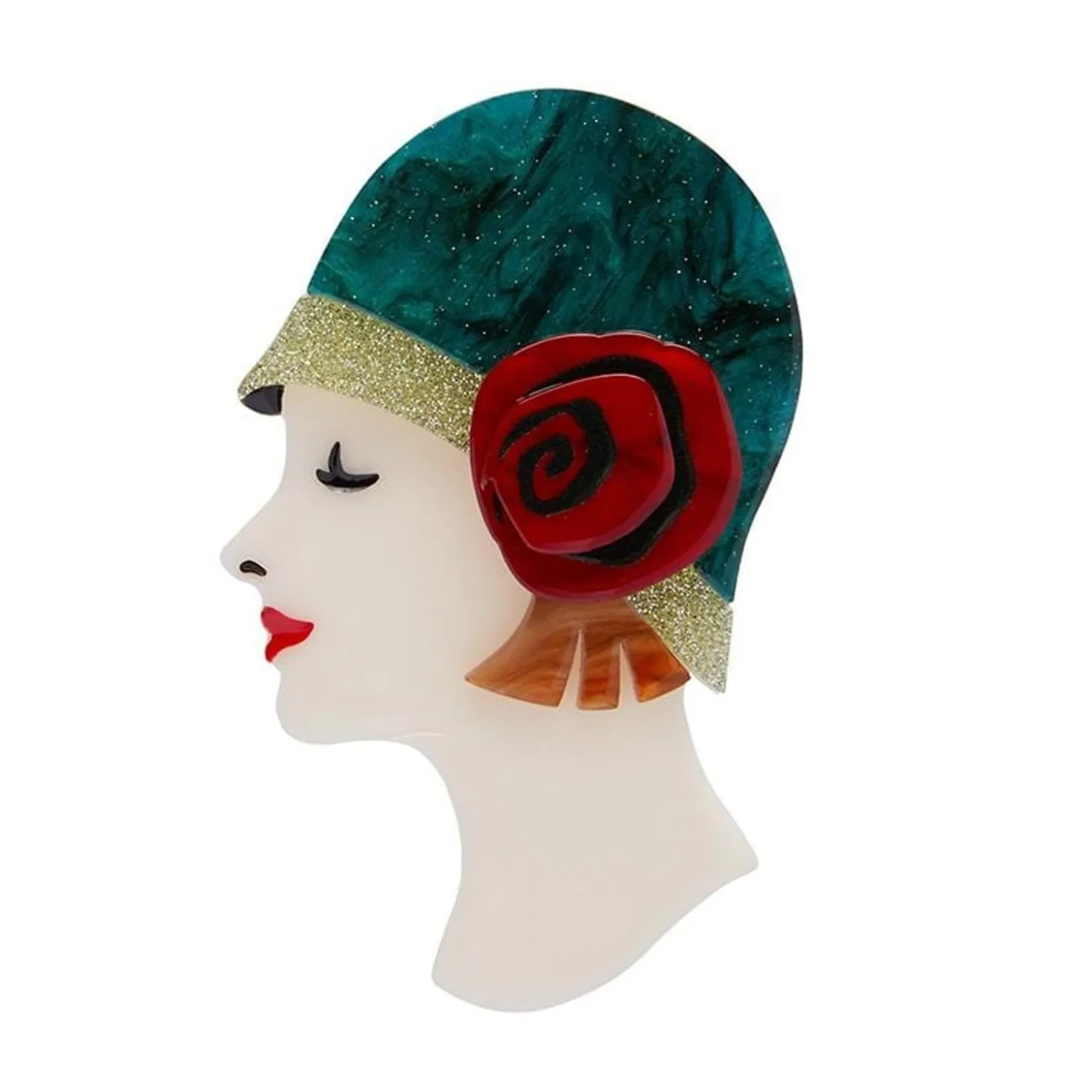 Clouche Couture Brooch