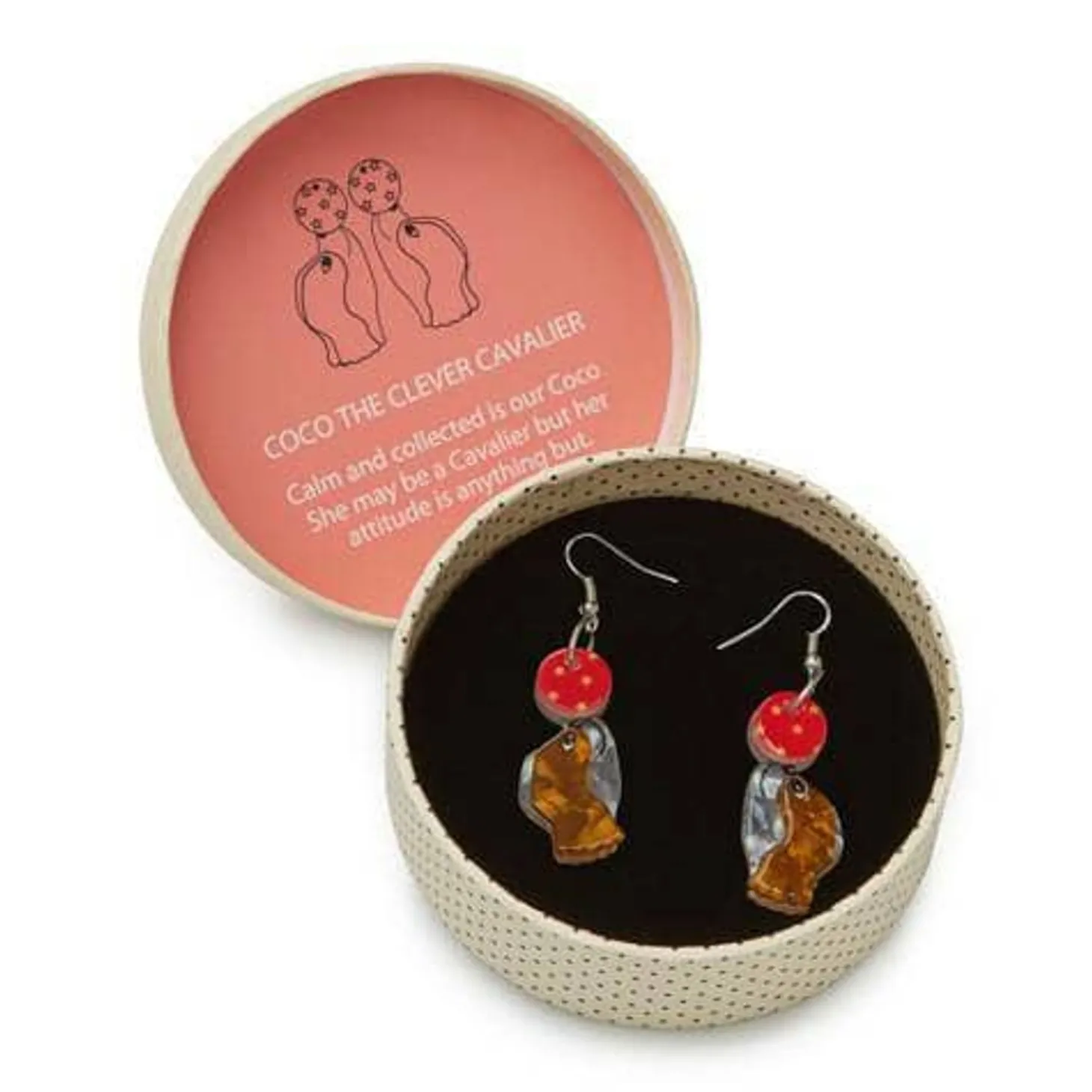 Coco The Clever Cavalier Earrings