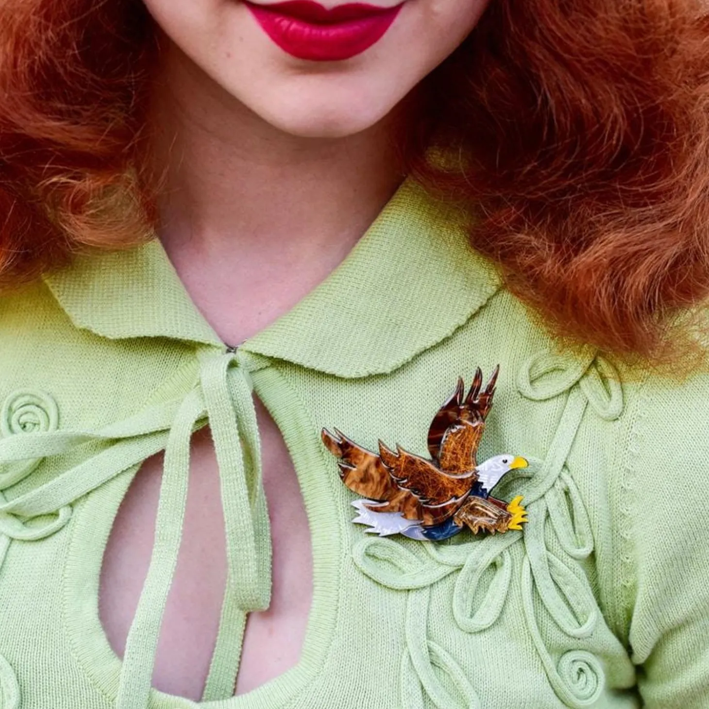 Comeback Kid Eagle Brooch