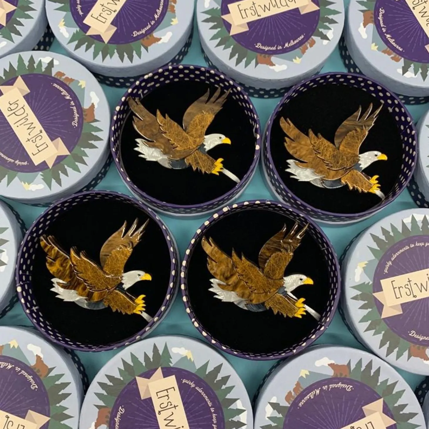 Comeback Kid Eagle Brooch