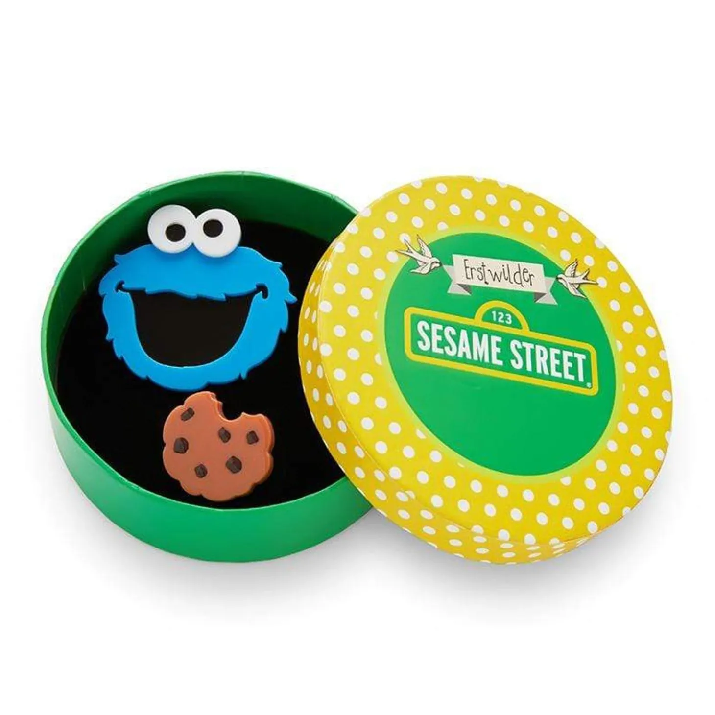 Cookie Monster Brooch