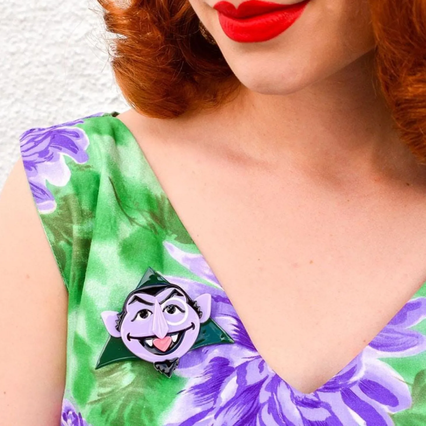 Count Von Count Brooch