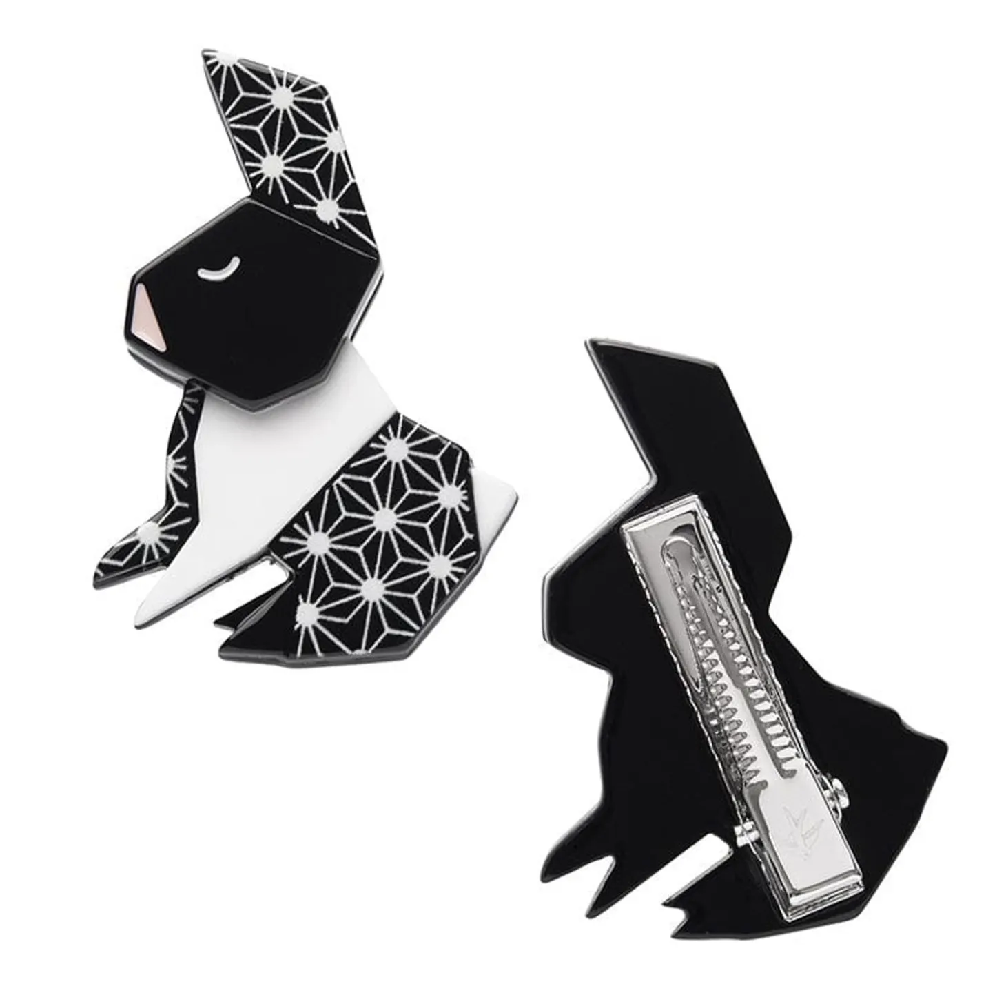 Cuddle Bunny Hair Clips Set - 2 Piece