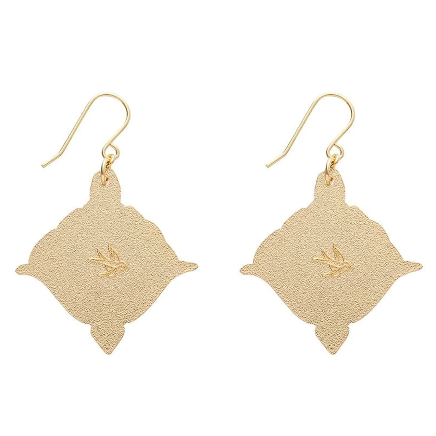 Cupid'S Aim Enamel Drop Earrings