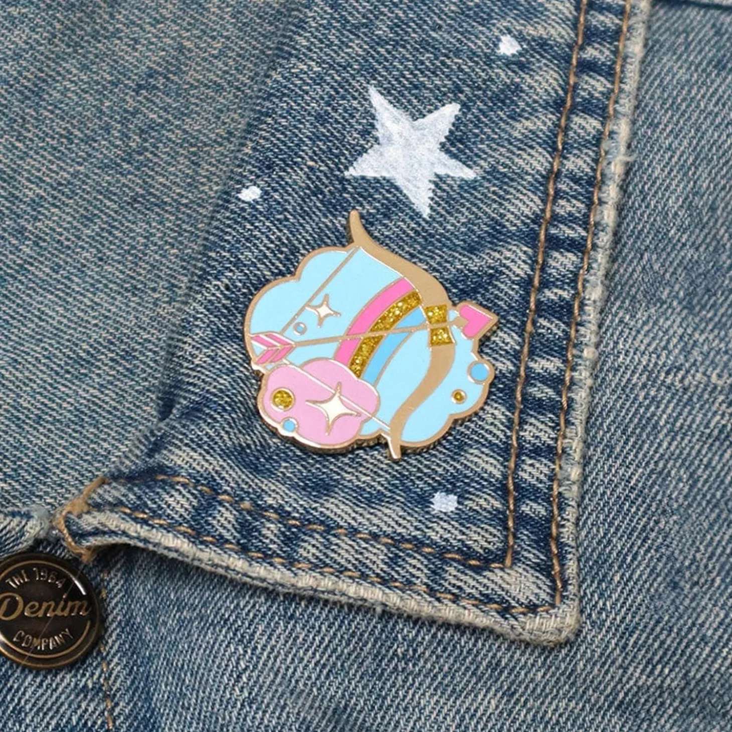 Cupid'S Aim Enamel Pin