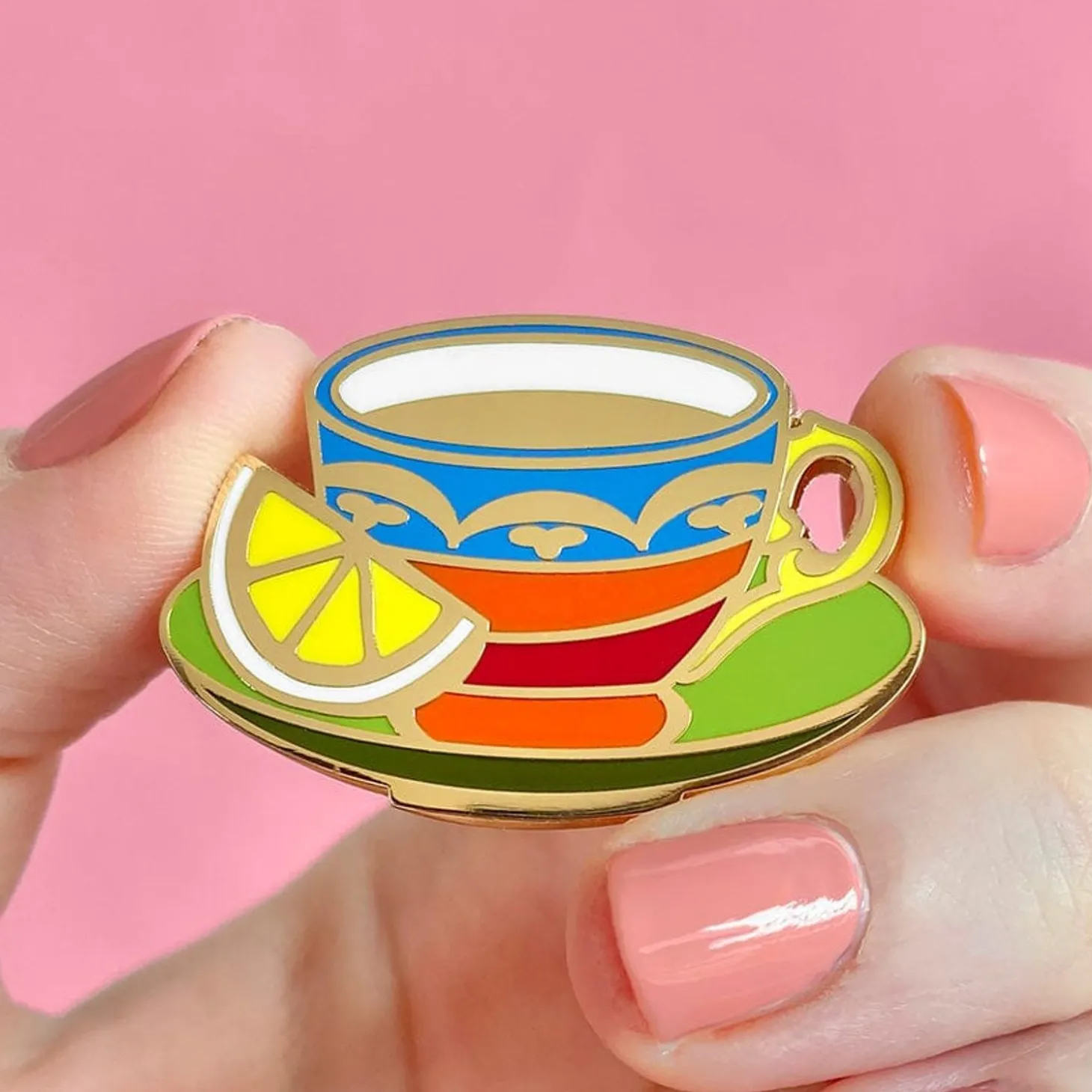 Cuppa Tea Enamel Pin